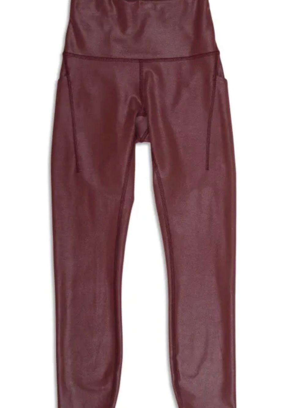 *Lululemon Wunder Train High-Rise Tight 25” Foil size 8 with pockets